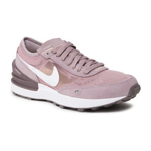 Różowe buty sportowe Nike w sportowym stylu sznurowane