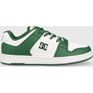 Zielone buty sportowe DC Shoes sznurowane