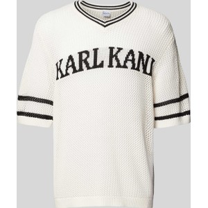 T-shirt Karl Kani z krótkim rękawem w młodzieżowym stylu
