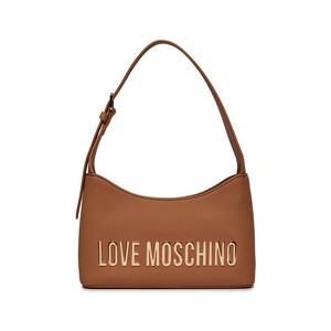 Brązowa torebka Love Moschino średnia matowa