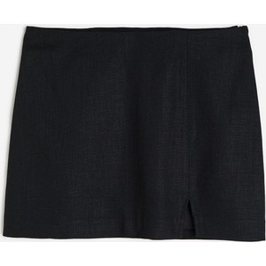 Czarna spódnica H & M w stylu casual z tkaniny mini