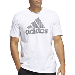 T-shirt Adidas z krótkim rękawem w młodzieżowym stylu z bawełny