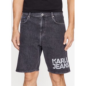 Spodenki Karl Lagerfeld Jeans w młodzieżowym stylu z jeansu
