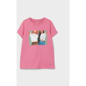 Różowa bluzka dziecięca Name it